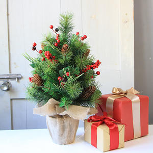 Árbol de Navidad 30-45CM Mini juego de Navidad Árbol Adornos de mesa Regalos para niños Accesorio de Navidad - Product Image 3