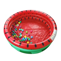 Piscine gonflable en PVC Sunshine Watermelon pour enfants - Design rond durable et écologique