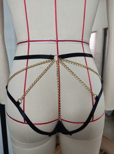 سلسلة خصر قابلة للتعديل بتصميم بسيط، ملابس داخلية سوداء، هدية عيد الحب - Product Image 5