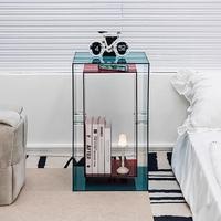 Table basse en acrylique de luxe léger, petite table de salon transparente, moderne et minimaliste, style Instagram, meubles pour la maison