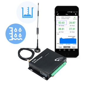 เซ็นเซอร์แจ้งเตือนอุณหภูมิและความชื้นผ่าน SMS 4G พร้อมเสาอากาศ GSM สำหรับการตรวจสอบระยะไกล - Product Image 4
