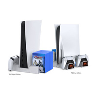 DOBE PS 5 TP5-1511 Ventilateur de refroidissement à fonctions multiples pour console P5 avec station de charge pour manette de jeu