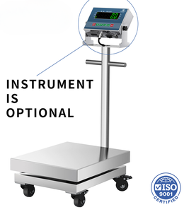 Veidt Weighing High Accuracy 150kg <strong>Stainless</strong> Steel LED Display <strong>Digital</strong> <strong>Bench</strong> <strong>Scale</strong> <strong>Stainless</strong> Steel Platform <strong>Scale</strong> with Wheels - Product Image 6