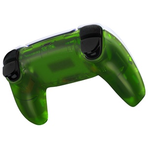 EXtremeRate Plastic Translution Green Replacement Back Housing Shell <b>Controller</b> Cases for PS5 Gamepad - Product Image 6