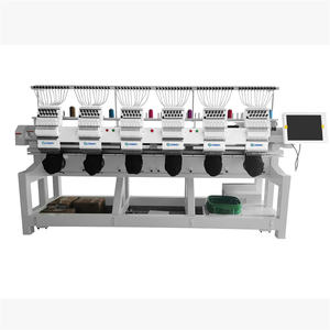 เครื่องปักดิจิตอลอุตสาหกรร<span class=keywords><strong>ม</strong></span> 6 หัว 12/15 เข็ม 1200 รอบต่อนาที สำหรับปักห<span class=keywords><strong>ม</strong></span>วกและเสื้อยืด - Product Image 5