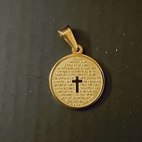 Pendentif en acier inoxydable pour hommes et femmes, la croix de la Bible, quidème, Balance, Balance, bouddhiste, 20mm, livraison gratuite