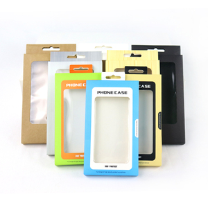 Sản Phẩm Mới Tùy Chỉnh In Logo Chung Điện Thoại Di Động Bìa Hộp Gói Tông Kraft Điện Thoại Di Động Trường Hợp Bao Bì Hộp - Product Image 1