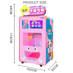 Máquina de Venda Automática de Balões Comercial STARAMUSE com <span class=keywords><strong>Display</strong></span> <span class=keywords><strong>LED</strong></span>, Plugue EU, Pagamento Eletrônico por Token QR Code, 180 Balões, SDK - Product Image 4