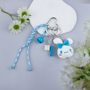 Créatif mignon ruban cloche dessin animé petite poupée porte-clés décoration pendentif sac coque de téléphone boucle de suspension coeur Girly - Product Image 6