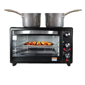 High quality counter-top home baking toaster electric oven with convection and rotisserie home used oven