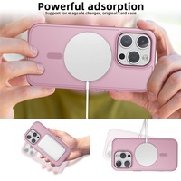 Étui de protection magnétique antichoc de luxe en TPU pour PC avec recharge sans fil de haute qualité pour 13/14/15 Pro Max Plus
