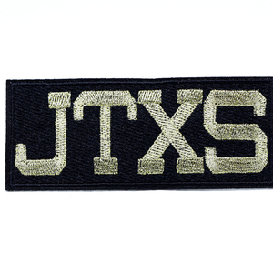 Écusson brodé personnalisé pour vêtements, patch brodé en <span class=keywords><strong>chenille</strong></span>, écusson thermocollant, badge brodé à la main en <span class=keywords><strong>fil</strong></span> métallique - Product Image 2