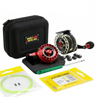 Boîte de rangement portable carrée en EVA avec logo personnalisé pour moulinet de kayak de pêche et moulinet de radeau, étui pour accessoires de pêche, étui à outils antichoc