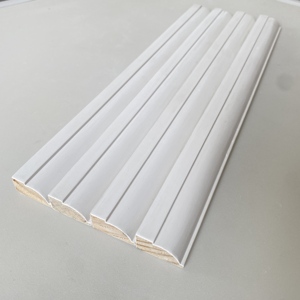Interior Decorative Wood Moulding Finger Joint Pine Trim for Walls & <b>Ceilings</b> White Wood Crown Molding Trim - Product Image 2