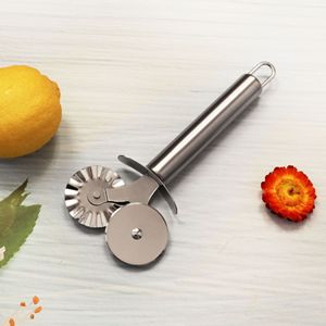 Alta calidad respetuoso con el medio ambiente grado alimenticio Premium 430 Acero inoxidable <span class=keywords><strong>Pizza</strong></span> cortador rueda hogar <span class=keywords><strong>Pizza</strong></span> cuchillo - Product Image 3