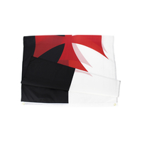 Toptan Ucuz Baskılı Dış Mekan 3x5 Fit Polyester EN-71 Sertifikalı Roma Katolik Kilisesi Bayrağı Tapınak Şövalyeleri Bayrağı