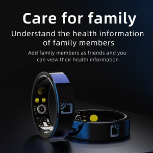 Anillo Inteligente con Control por Aplicación R20 para Hombre <span class=keywords><strong>y</strong></span> Mujer, Cerámica, NFC, IP68, Resistente al Agua, Monitor de Actividad Física, Frecuencia Cardíaca, Sueño, GPS, Control Remoto, iOS - Product Image 6
