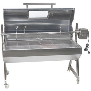 Asador giratorio Spartan <span class=keywords><strong>con</strong></span> capucha de acero inoxidable de 1200 mm <span class=keywords><strong>para</strong></span> jardín - Product Image 1