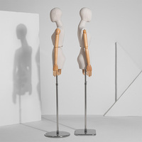Maniquí de Medio Cuerpo Realista, Hermoso, Duradero, Personalizable, Fácil de Limpiar, Fabricado en China