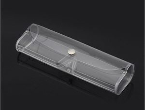Transparent PVC Eyeglasses <b>Case</b> Lightweight Portable Reading <b>Glasses</b> Storage Box Clear Presbyopic Myopia <b>Glasses</b> <b>Case</b> - Product Image 4