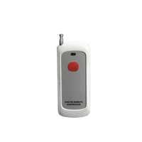 Télécommande RF sans fil longue portée 100m à 3 boutons pour moteur de rideau, fonctions automatiques Haut/Bas/Arrêt, 433.92Mhz, code d'apprentissage fixe