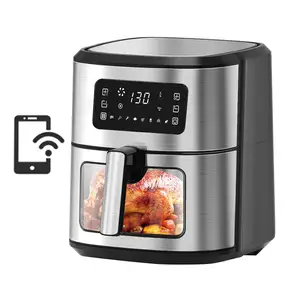 Modern Appearance Electric Household Kitchen Appliance 6.5L Visual Glass Friteuse Sans Huile Oilless Air Fryer Oven
