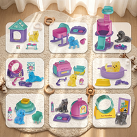 Nouveaux jouets de collection : Mini maison pour animaux de compagnie avec figurine et accessoires dans une boîte surprise, promotion, cadeau, machine Gashapon, jouets en capsule.