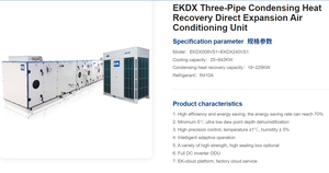 Unidad de Aire Acondicionado Comercial HVAC Central EKDX de Tres Tubos con Recuperación de Calor por Condensación y Expansión Directa - Product Image 2