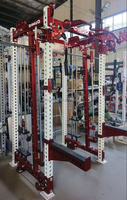 Nouvelle barre de guidage Smith inclinée multifonctionnelle, avec empilements de poids en acier de 70 kg, pour crossover de câbles, usage commercial, Power
