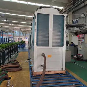 Chứng nhận CE 130 kW HVAC Hệ thống điều hòa không khí trung tâm CuộN máy nén làm mát bằng không khí Modular Máy làm lạnh