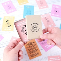 Cartes de tarot éducatives personnalisées en gros pour enfants, impression sur mesure, matériau en papier écologique durable, emballage en boîte rigide