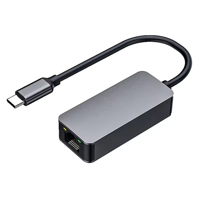 2500Mbps USB C Type-C Ethernet To RJ45 2.5G USB 3.0 Wired Adapter Converter Lan Network Hub For PC7/8/10 For PC Laptop