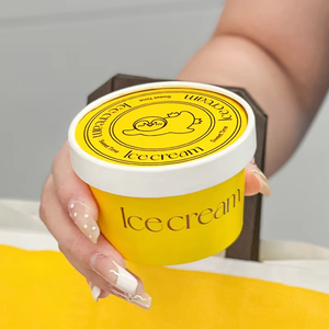 Contenitori per Gelato Premium da 100ml, Impermeabili, Biodegradabili, Ecologici, Doppio Strato, Senza Odori, per Gelaterie di Lusso - Product Image 5