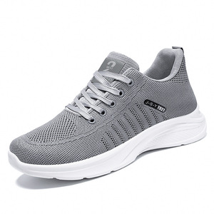 Chaussures de course pour hommes, sportives, à lacets, en mesh, à motif écossais, respirantes, légères, confortables, résistantes aux taches, baskets de marche - Product Image 4