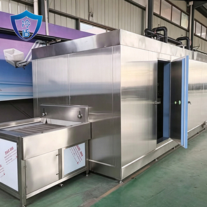Congélateur rapide IQF à soufflerie latérale et plaque d'air uniforme pour <span class=keywords><strong>la</strong></span> congélation de produits plats en tunnel de réfrigération, destiné aux lignes de traitement de steaks, de poulet et de filets. - Product Image 1