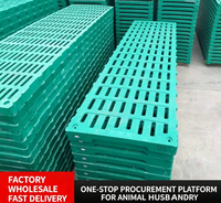 Plancher en plastique à lattes pour chèvres et moutons, en PP à double renfort, disponible en plusieurs tailles, pour hangar d'élevage caprin