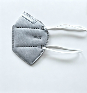 Masque respiratoire jetable 5 plis anti-poussière avec valve en charbon actif et pince-nez métallique, protection contre les vapeurs organiques pour abattoir - Product Image 2