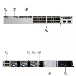 Commutateur réseau BRAND Original <span class=keywords><strong>C9300L</strong></span> SÉRIE 24 PORTS <span class=keywords><strong>C9300L</strong></span> <span class=keywords><strong>24T</strong></span> 24P 4G <span class=keywords><strong>4X</strong></span> <span class=keywords><strong>E</strong></span>/A - Product Image 3