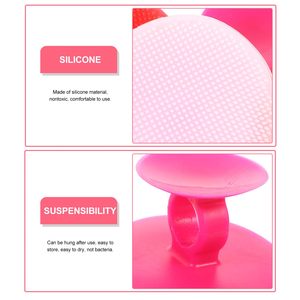 Custom logo Mini Silicone Face Scrubbers Tool Face <b>Cleanser</b> Massager Brush Facial Cleansing Brush Bath Brush - Product Image 4