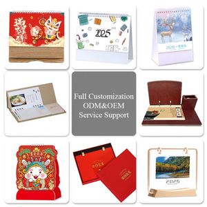 Calendrier personnalisé avec cadre photo, cadeau de bureau, reliure spirale ou agrafée, impression quotidienne et mensuelle, calendrier mural ou de bureau 2026 - Product Image 4