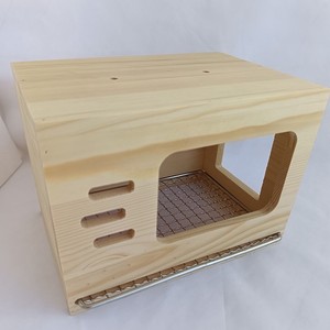 Casa de Verano de Madera con Diseño de Animales, Jaula para Mascotas para Uso Doméstico, Hamaca para Gatos para la Hora de Dormir y Accesorios, Muebles de Jardín para Gatos - Product Image 6