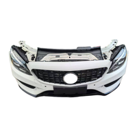 Utilisé pour Mercedes-Benz Classe C W205, pare-chocs avant, radiateur, phares, installation par boulons, ajustement universel, construction en plastique