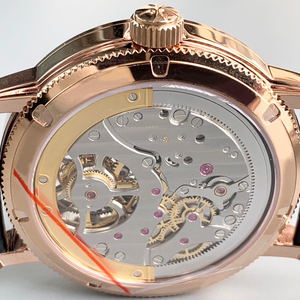 Orologio Meccanico Tourbillon Edizione Personalizzata Collezione Tradizione in Oro Rosa 18K con Movimento Automatico e Design Ultra-Sottile - Product Image 6