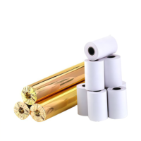 Papier thermique pour reçus, 50 g/m², 57 x 38 mm, vente en gros, paquet en vrac pour supermarchés et restaurants