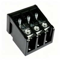 Bloc de distribution de puissance de type américain série ATB-175, 175A 600V, conforme aux normes UL, CQC, RoHS, bloc de bornes à vis 1-3 P