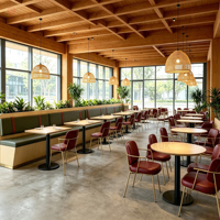 Tables et chaises de négociation légères de style japonais pour la réception, les écoles, les cafés, les bars, les stands avec sièges et canapés
