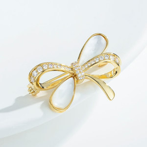 Broche nœud mignonne et élégante, tendance et polyvalente, épingle de col, épingle de costume haut de gamme - Product Image 4