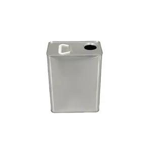 5l Tin Can Metal Tin Can Wholesale 2L/4L/5L Factory Price Solvent Tank Square Tin Oil Can/thinner Cans