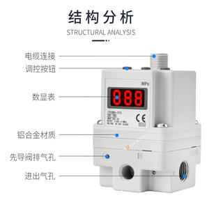 ITV1050/2050/3050-312L 012N Electric Proportional <b>Solenoid</b> Valve for Laser Cutting Machine Supports OEM Gas Control - Product Image 3