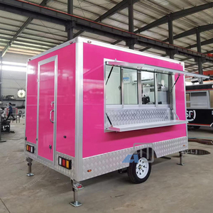 מותאם אישית 3 מ '/10ft מזון קטן טריילר משאית פיברגלס נייד כלב חם עגלת גלידה למכירה - Product Image 1